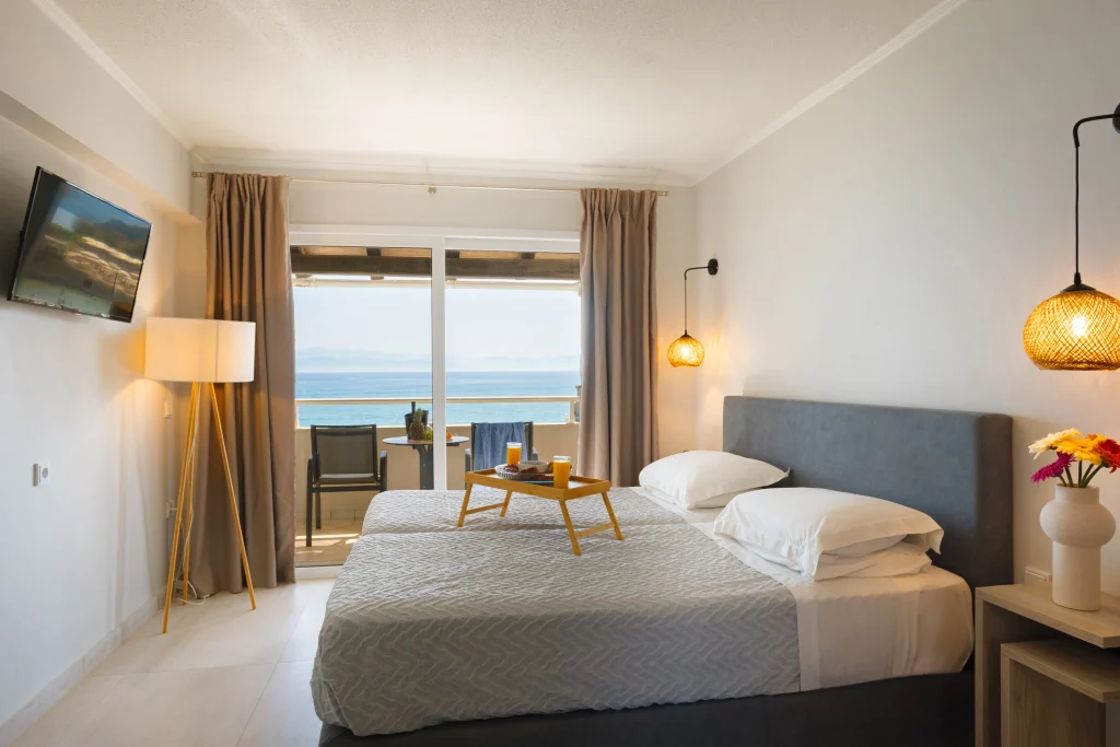 kanali view hotel sidari corfu double sea view 1