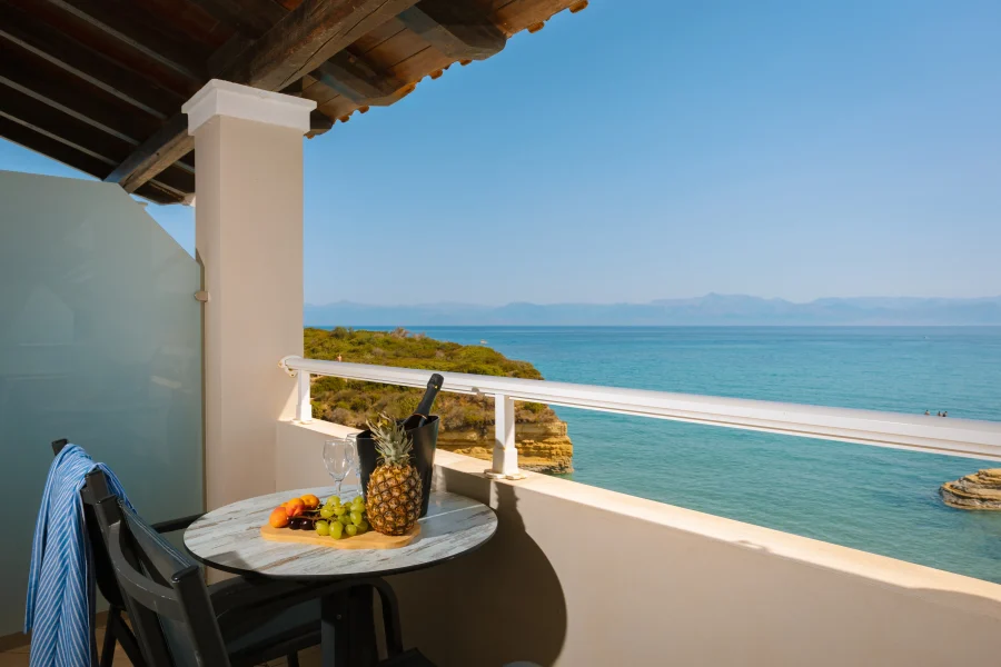 kanali view hotel sidari corfu double sea view 2