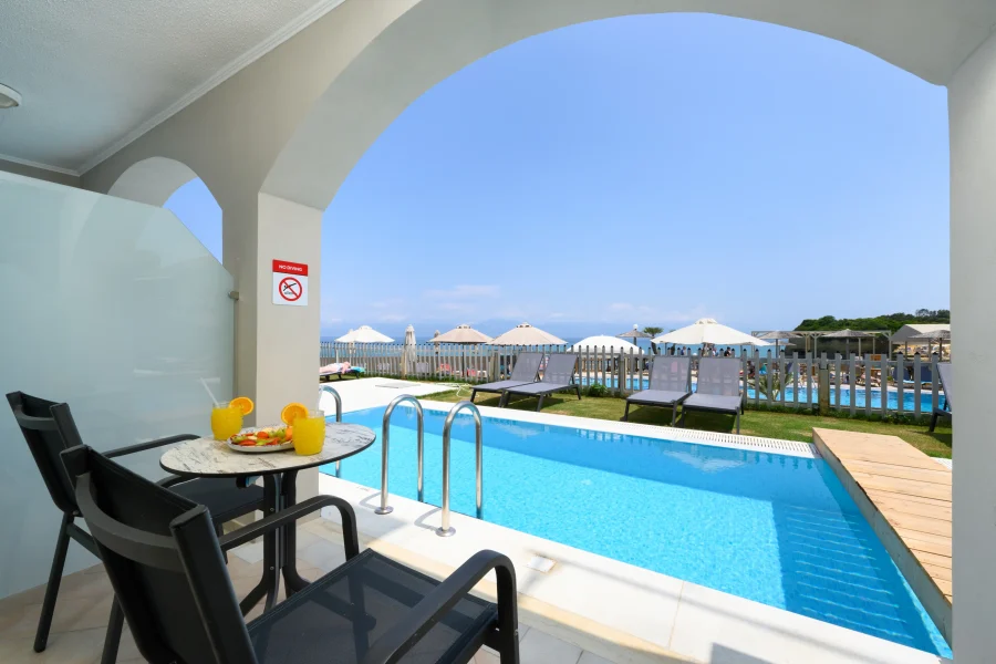 kanali view hotel sidari corfu double swim up 3