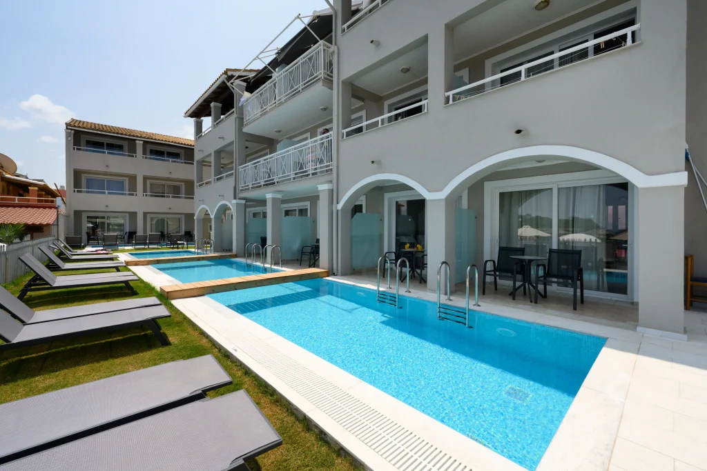 kanali view hotel sidari corfu triple swim up 3